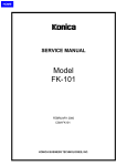 FK-101 Service Manual, FK-102 Parts and Service Manual