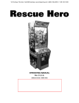 Rescue Hero Arcade Service Manual