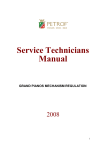 Service Technicians Manual