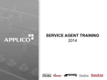 2014 SERVICE AGENT TRAINING