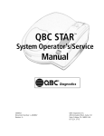 QBC STAR™ System Operator`s/Service Manual