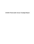 OASIS® Watercooler Service Training Manual