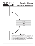 Norcold N500 Service manual