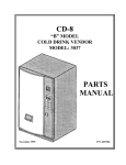 3037 (CD-8) Cold Drink Vendor Parts Manual