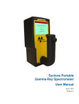 Syclone Portable Gamma-Ray Spectrometer User Manual