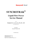 Syncrotrak Service Manual - Honeywell Process Solutions