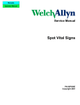 Service Manual Spot Vital Signs