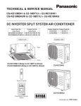 TECHNICAL & SERVICE MANUAL DC INVERTER SPLIT SYSTEM