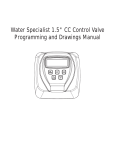 Clack Water Specialist 1.5 User Manual