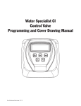 Water Specialist CI Control Valve Programming and