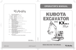 KX080-3S Operator Manual