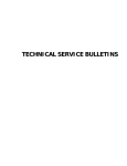 Technical Service Bulletins