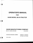 OPERATOR`S MANUAL - Hagie Help