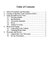 Table of Contents