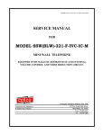 SERVICE MANUAL MODEL SSW(BLW)-321-F-IVC-IC-M