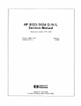 HP 9133/9134 D/H/L Service Manual