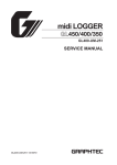 midi LOGGER SERVICE MANUAL 450/400/350 GL400