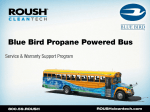 Blue Bird Propane Powered Bus