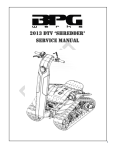 2013 DTV `SHREDDER` SERVICE MANUAL