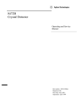 Agilent 8472B Crystal Detector