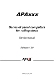 APAxxx - Series of panel computersfor rolling stock