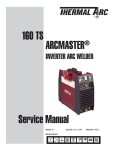 160 TS ARCMASTER® Service Manual