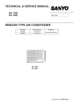 technical & service manual window type air