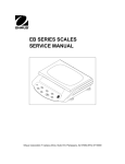 EB SERIES SCALES SERVICE MANUAL