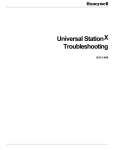 Universal StationX Troubleshooting, UX13-400