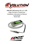 Evolution Programmer by Edge Products Installation