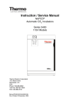 Instruction / Service Manual