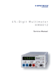 Hameg HM8012 Multimeter - Frank`s Hospital Workshop