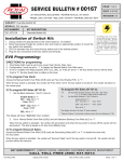 Service Bulletin 167 - Royal Vendors, Inc.