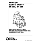 2800ST & 3400ST Service Manual - Industrial Cleaning Equipment