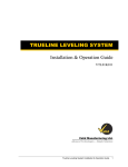 Valid Manual Air Leveling Installation and Service Manual