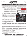 Instruction Sheet For No.5400, 5401 & 5402