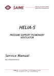 Saime Helia S Ventilator Service Manual