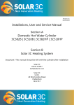 Installations, User and Service Manual Section A