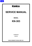 KN-303 Service Manual