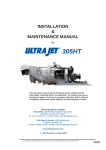UJ 305 – Installation and maintenance manual