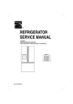 REFRIGERATOR SERVICE MANUAL