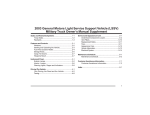 2003 LSSV Operator Manual Supplement