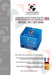 Cap8222 Manual English - Capricorn Laboratory Equipment