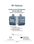 Undercounter Refrigerator Service Manual