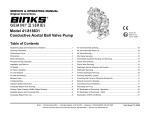 Model 41-818831 Conductive Acetal Ball Valve Pump