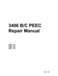 3406 B/C PEEC Repair Manual