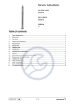 Service instructions, SQ(E) model B and MS(E) 3 model A