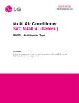 Multi Air Conditioner SVC MANUAL(General)