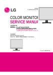 COLOR MONITOR SERVICE MANUAL