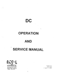 ROD-L M100DC 5.5-5 Operation & Service